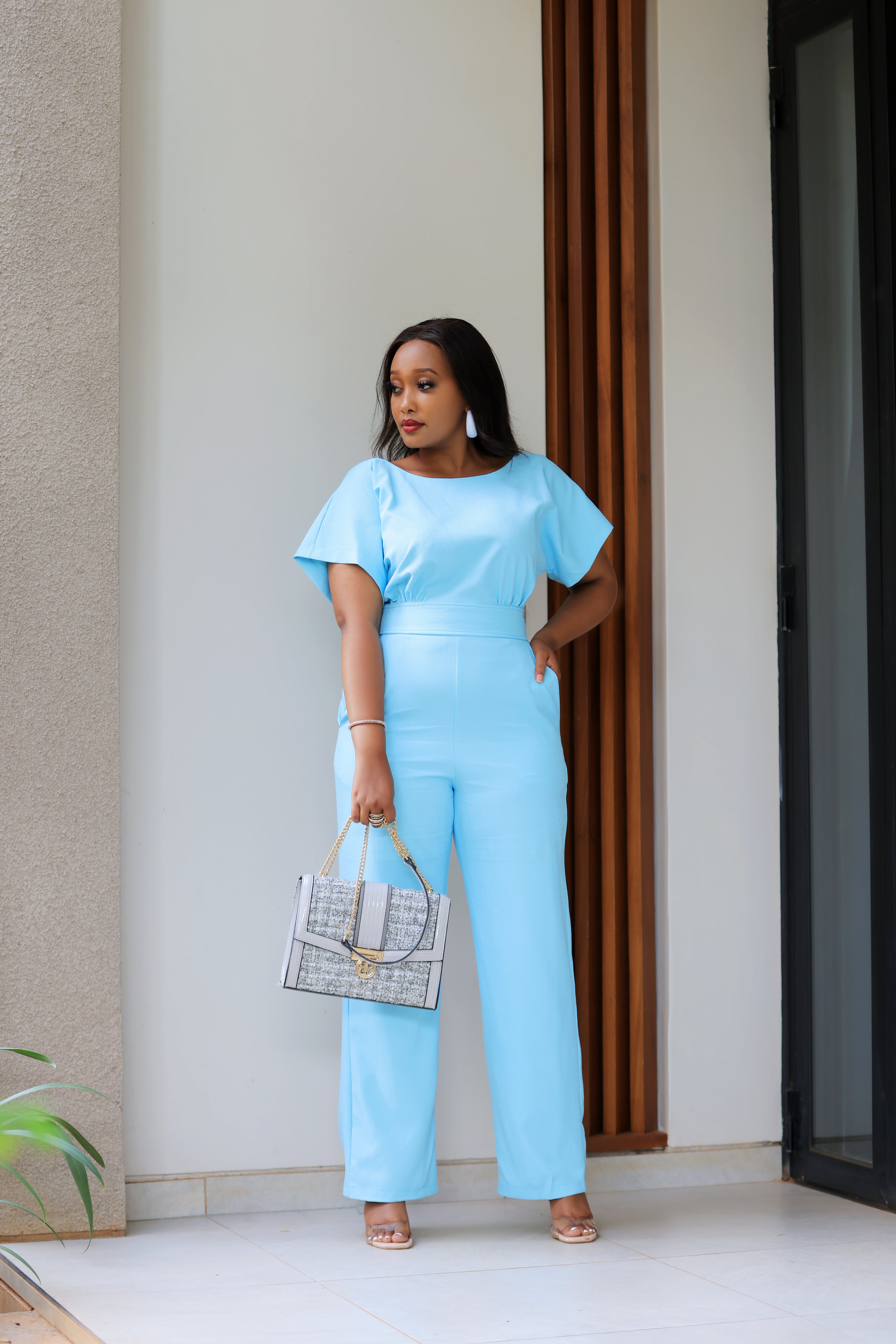 The Kanyana Blue  Pastel Jumpsuit