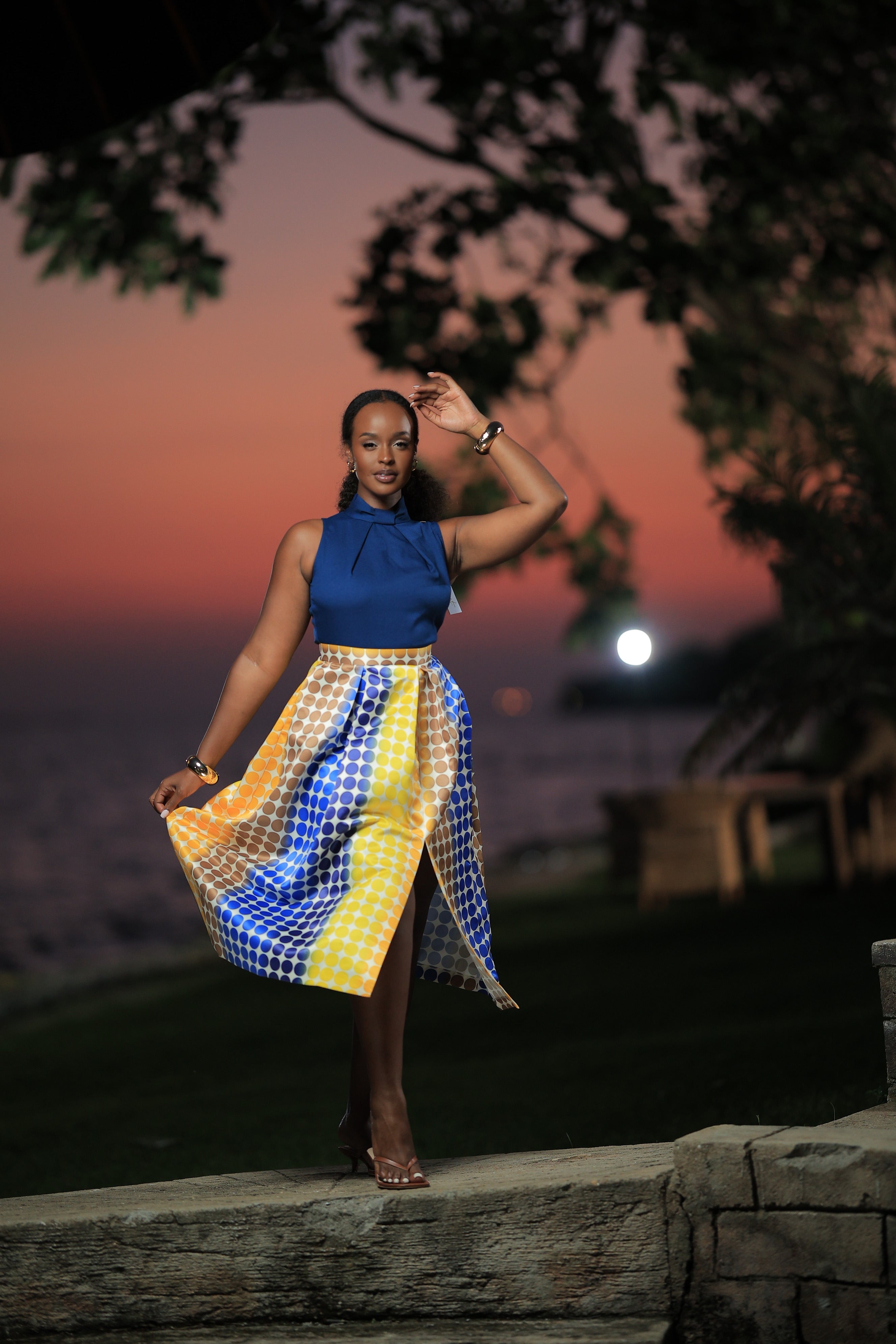 The Jua 2 in 1 Full Skirt Skater Dress
