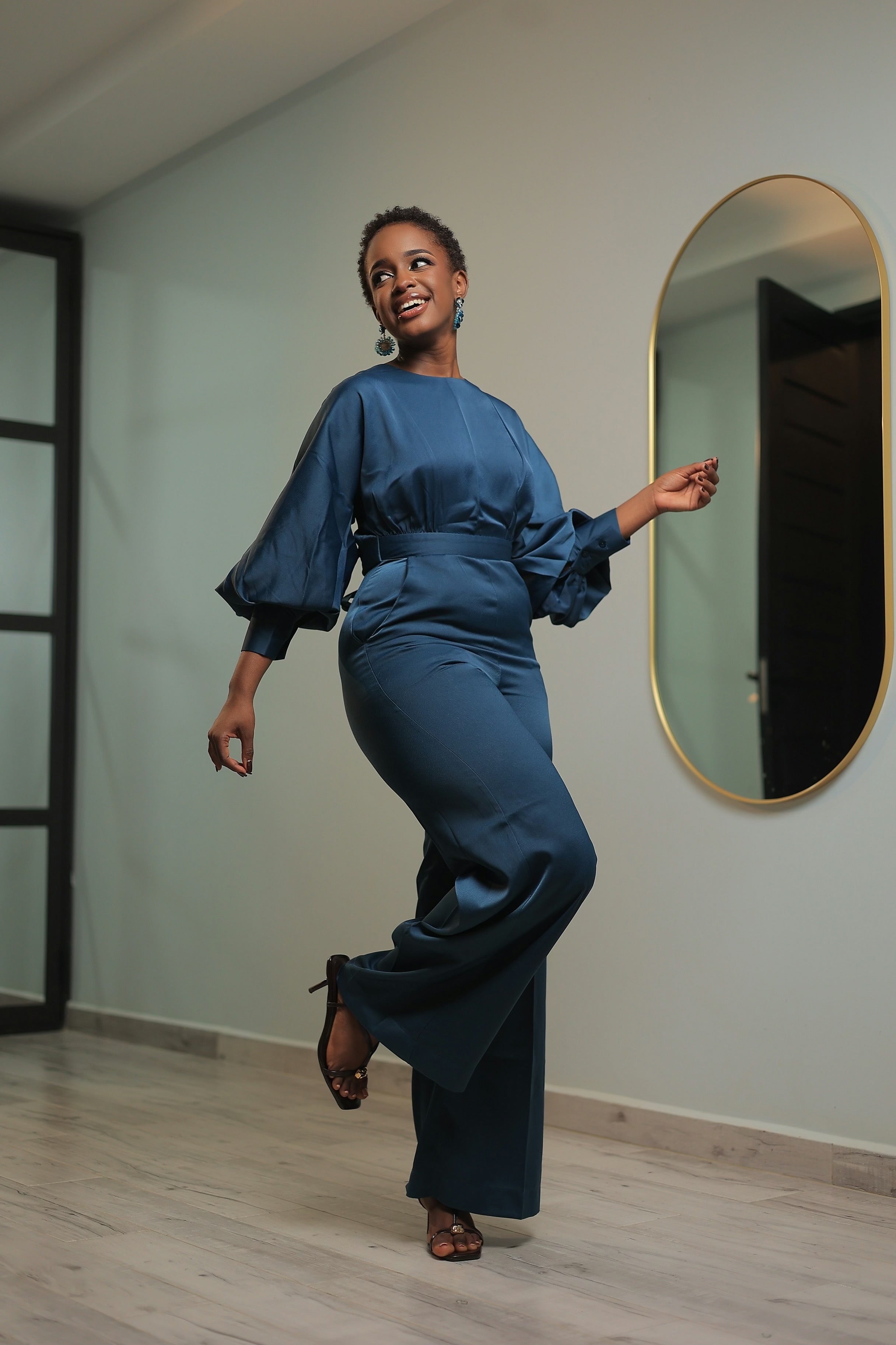 The Mukami Closet London Satin Jumpsuit