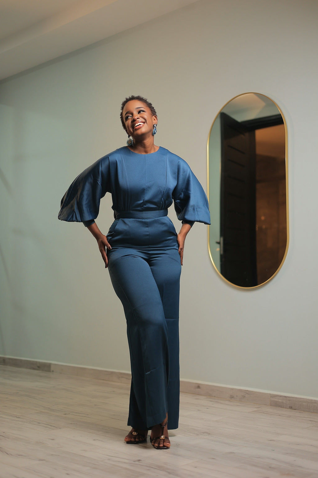 The Mukami Closet London Satin Jumpsuit