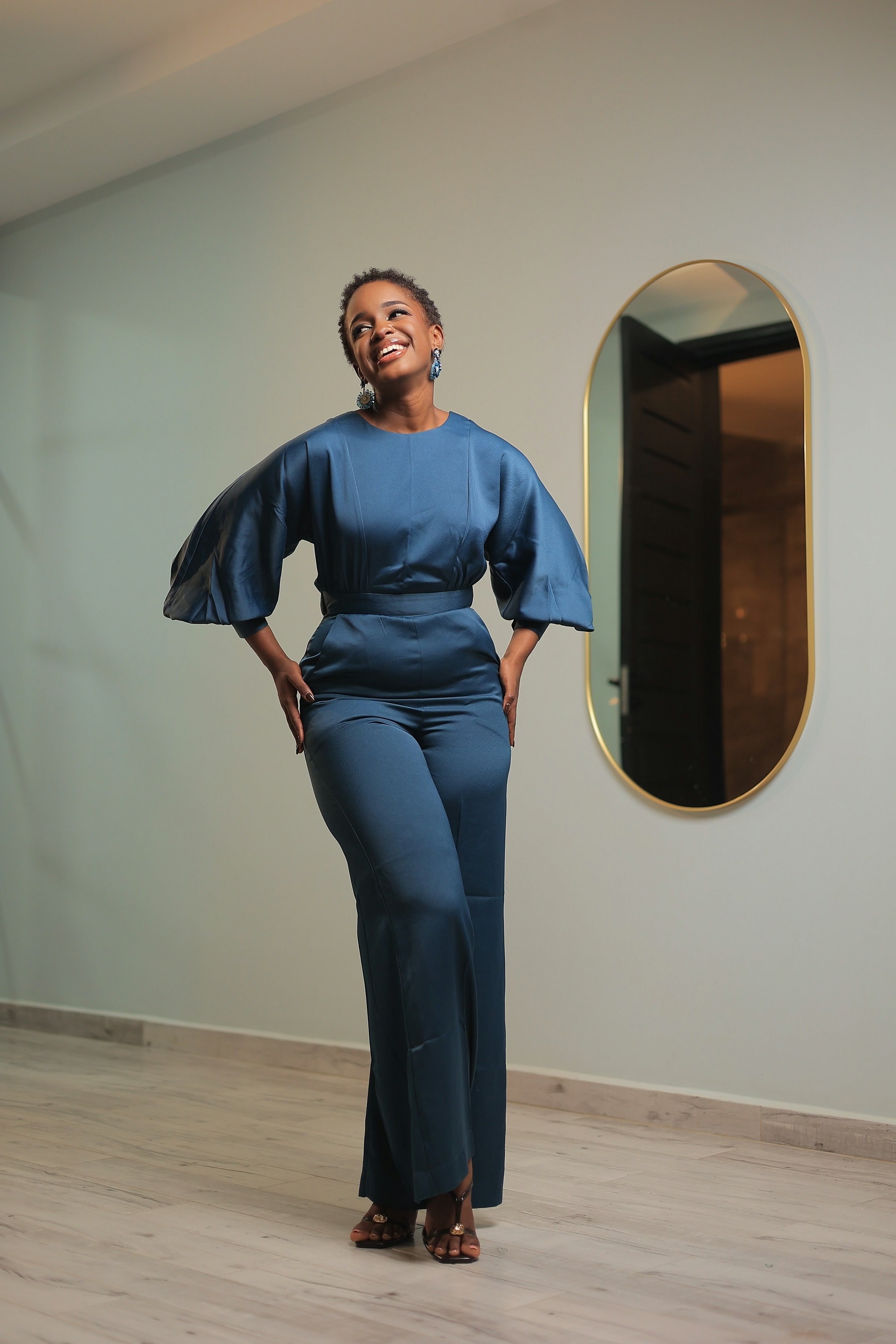 The Mukami Closet London Satin Jumpsuit