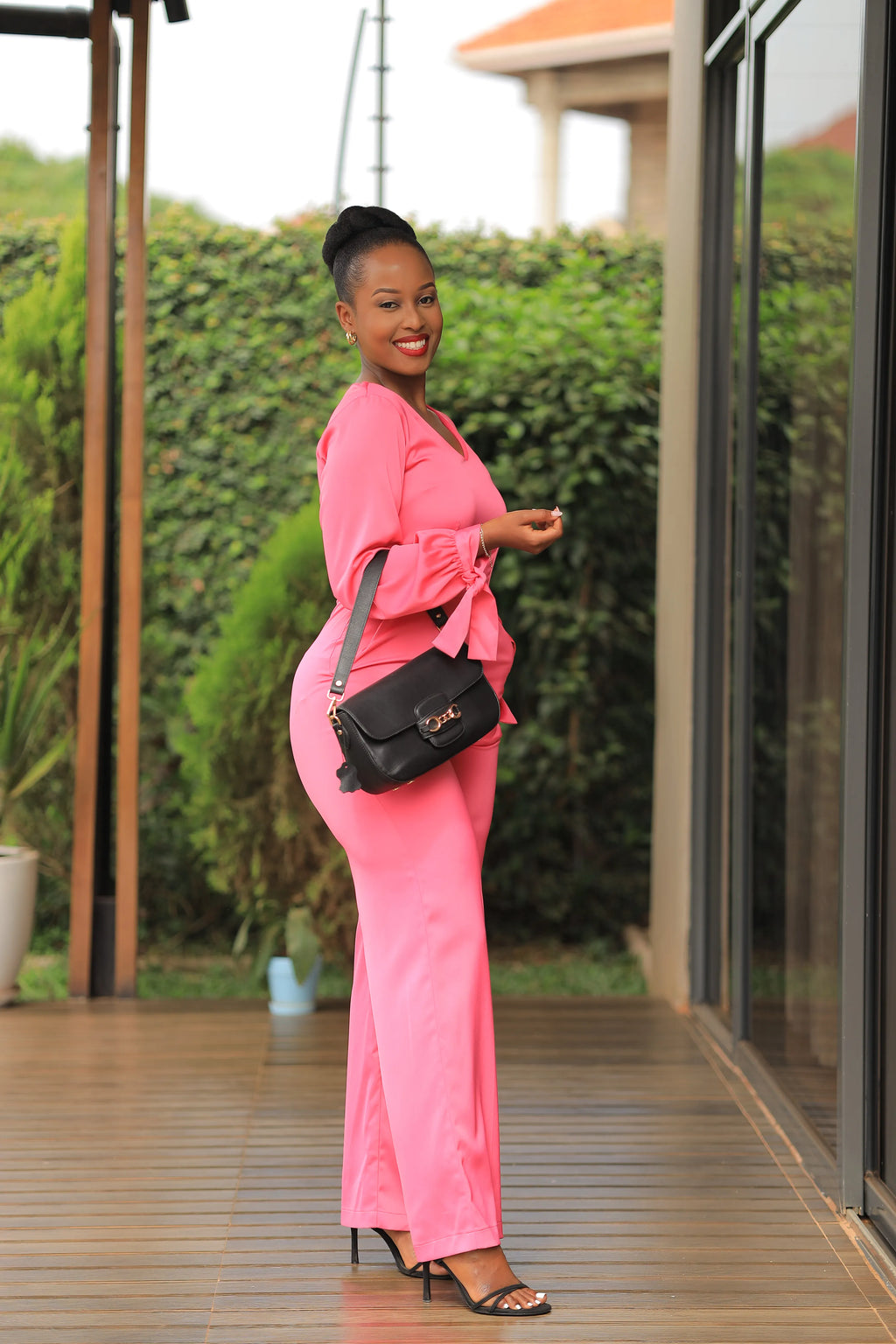 The Mara satin Furchia jumpsuit