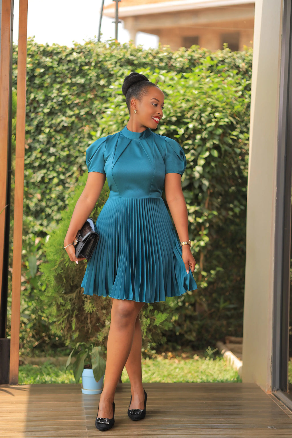 The Ntongo Mini Pleated Dress